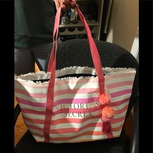 Victoria Secret X-L Canvas Beach bag